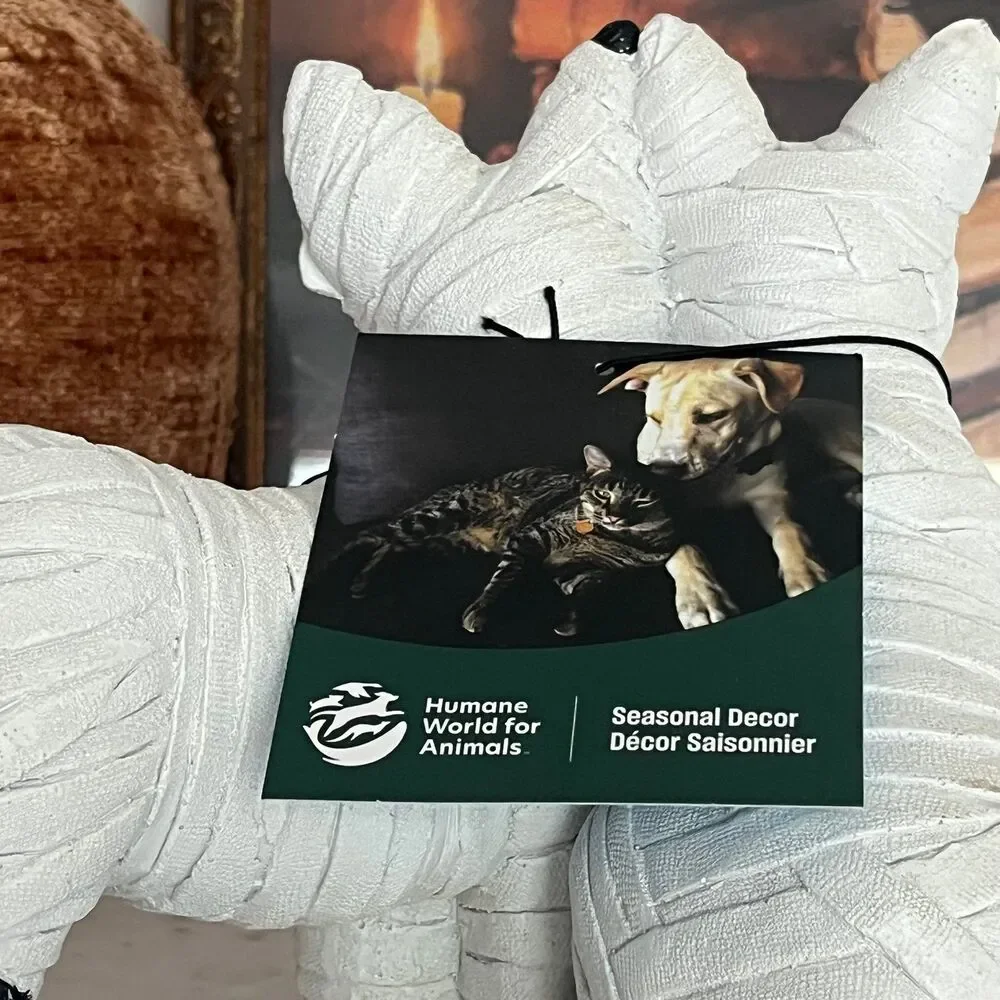 Humane World for Animals Halloween Mummy Scotty Dogs Figurine